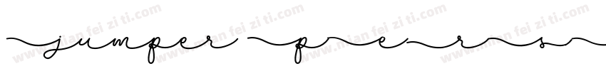 Jumper PERSONAL USE字体转换